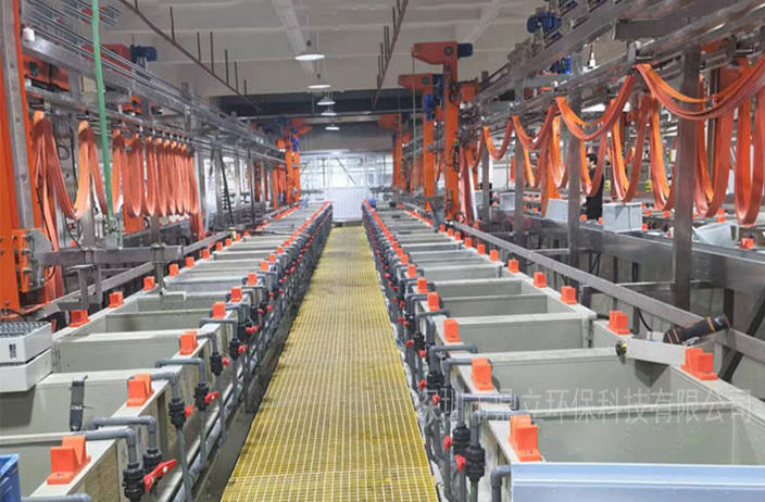 東莞市潤納實業有限公司電鍍生產線工程完工